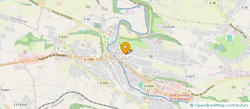 localisation de l'entreprise SCI P'TITE POM'  LE PONT-DE-BEAUVOISIN