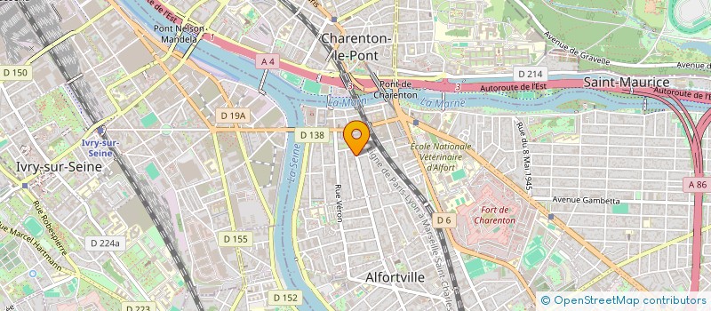 localisation de l'entreprise SCI P.V.C.46 à ALFORTVILLE