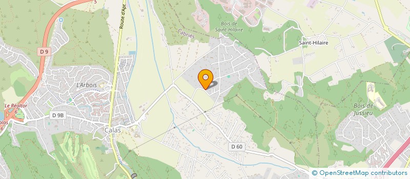 localisation de l'entreprise SCI P.V.C.  CABRIES