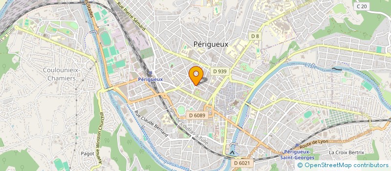 localisation de l'entreprise SCI P.W. à PERIGUEUX