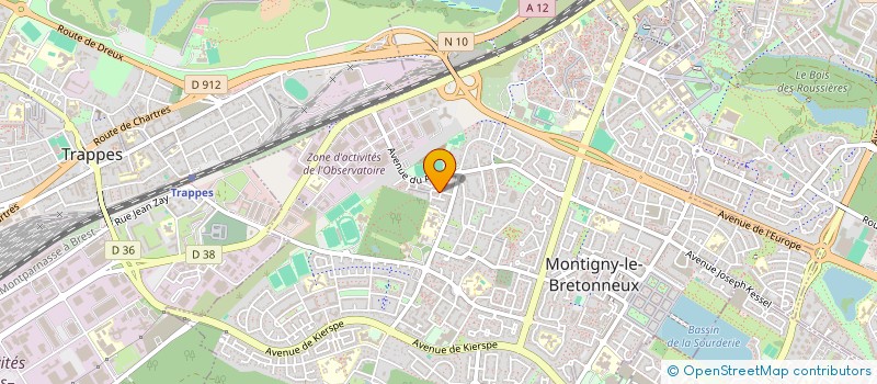 localisation de l'entreprise SCI P&Y DUQUESNE  MONTIGNY-LE-BRETONNEUX