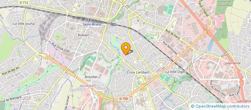 localisation de l'entreprise SCI P.Y.M. à SAINT-BRIEUC