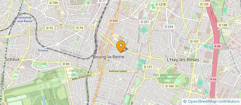 localisation de l'entreprise SCI P1V1 PETITE MER à BOURG-LA-REINE