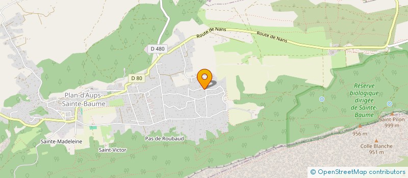 localisation de l'entreprise SCI P2  PLAN-D'AUPS-SAINTE-BAUME