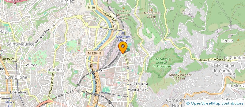 localisation de l'entreprise SCI P2 INVESTISSEMENT à NICE