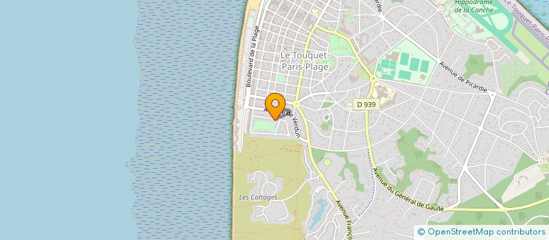 localisation de l'entreprise SCI P2 MDV à LE TOUQUET-PARIS-PLAGE