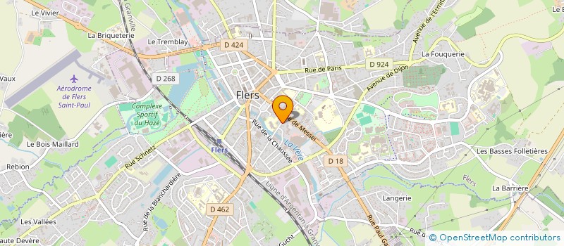 localisation de l'entreprise SCI P2A à FLERS