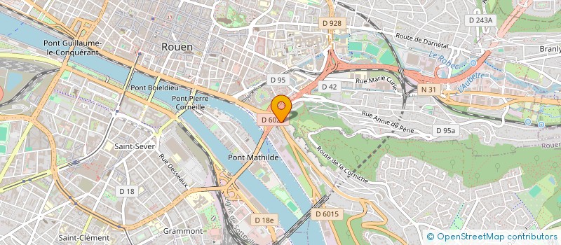 localisation de l'entreprise SCI P2A à ROUEN