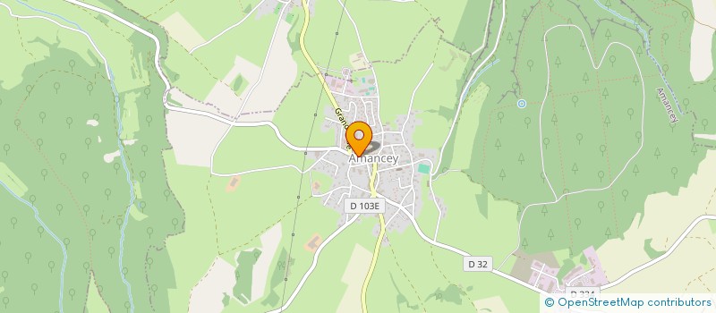 localisation de l'entreprise SCI P2B  AMANCEY