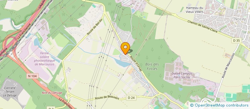 localisation de l'entreprise SCI P2BR  MARCOUSSIS