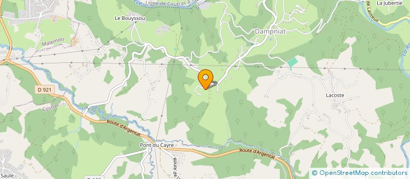 localisation de l'entreprise SCI P2C  DAMPNIAT