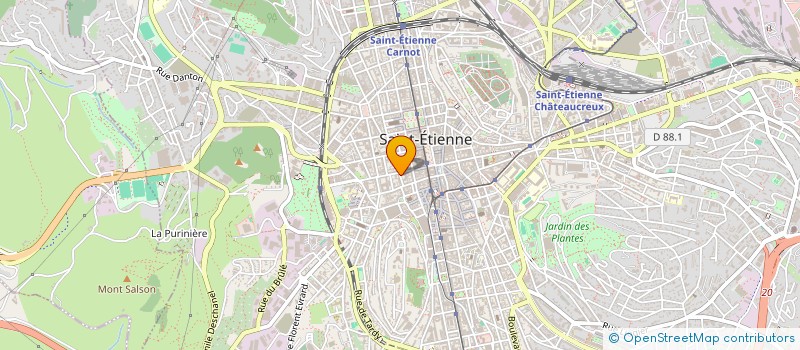 localisation de l'entreprise SCI P2M  SAINT-ETIENNE