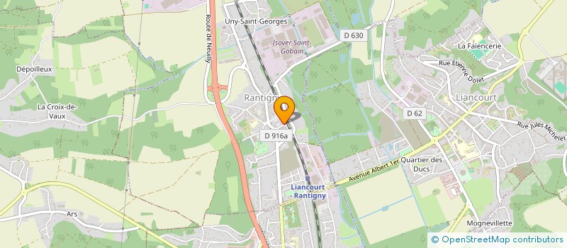 localisation de l'entreprise SCI P2M17  RANTIGNY