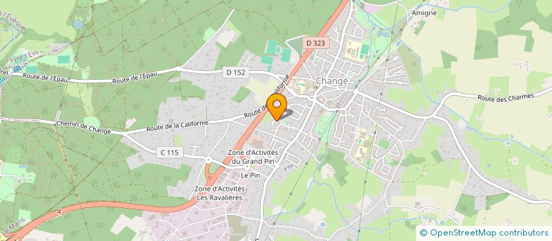 localisation de l'entreprise SCI P2MC LOIRE  CHANGE