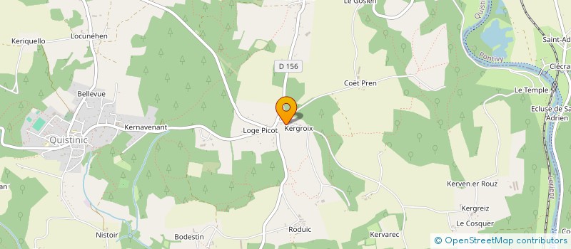 localisation de l'entreprise SCI P2NS  QUISTINIC