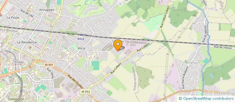 localisation de l'entreprise SCI P2R à VILLENEUVE-D'ASCQ