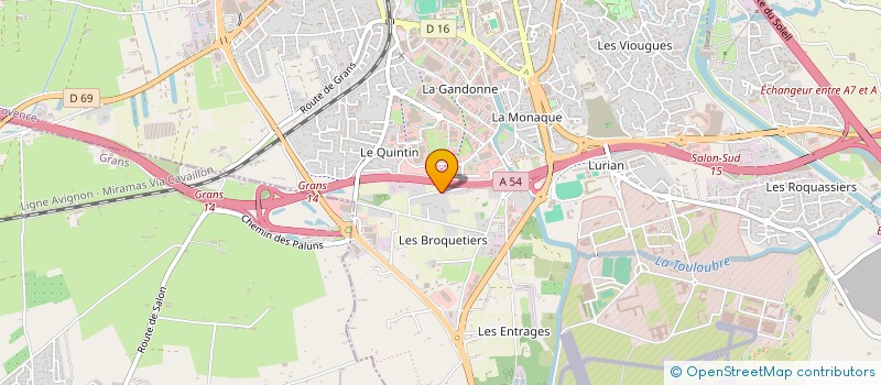 localisation de l'entreprise SCI P2S AVENIR  SALON-DE-PROVENCE