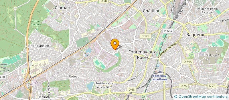 localisation de l'entreprise SCI P3B à FONTENAY AUX ROSES