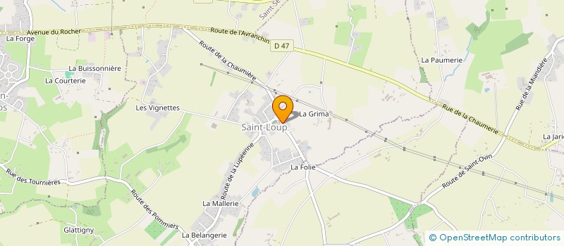 localisation de l'entreprise SCI P3C  AVRANCHES