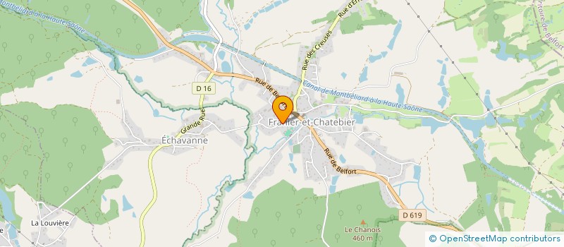 localisation de l'entreprise SCI P3M  CHENEBIER