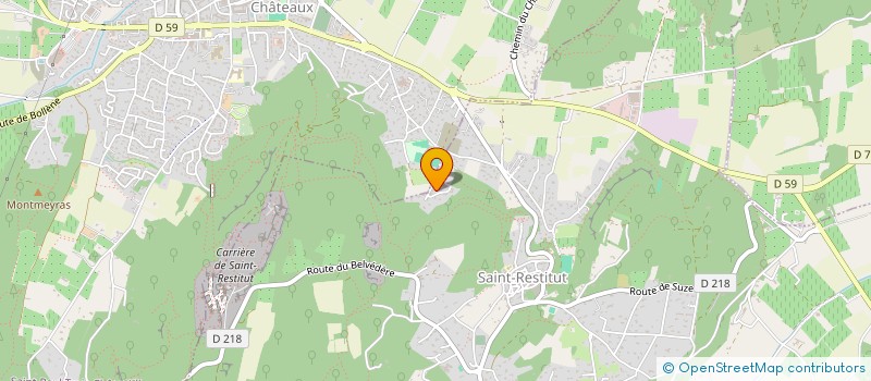 localisation de l'entreprise SCI P3R  SAINT-RESTITUT