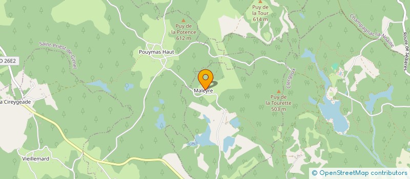 localisation de l'entreprise SCI P4  SAINT-MARTIAL-DE-GIMEL