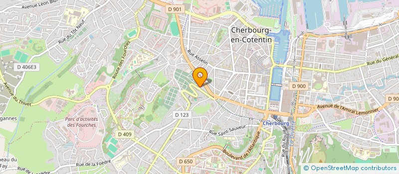 localisation de l'entreprise SCI P4 à CHERBOURG-EN-COTENTIN