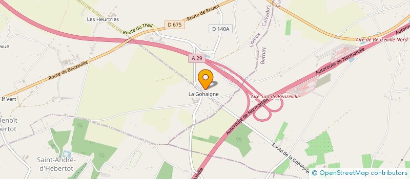 localisation de l'entreprise SCI PA  QUETTEVILLE