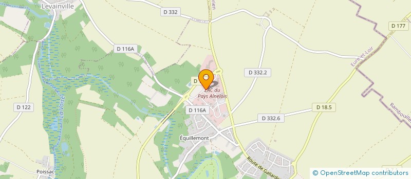 localisation de l'entreprise SCI PA  AUNEAU-BLEURY-SAINT-SYMPHORIEN