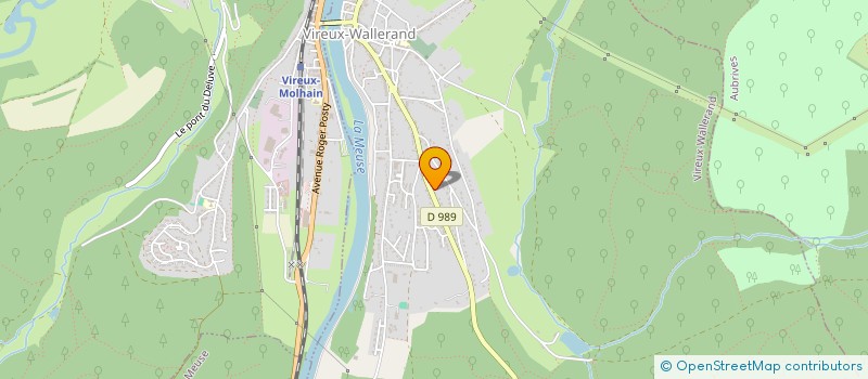 localisation de l'entreprise SCI PA.CE.R.EL  VIREUX-WALLERAND