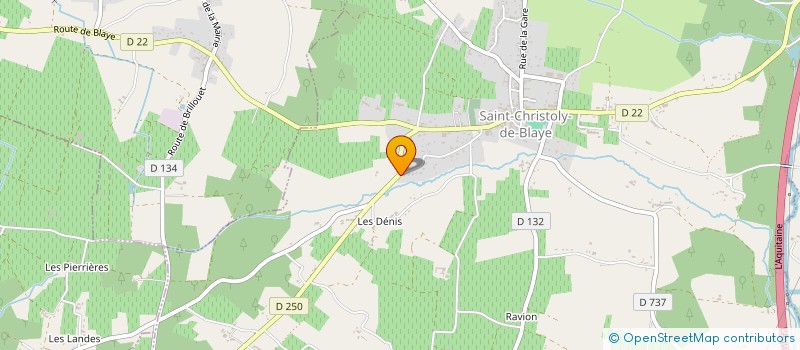 localisation de l'entreprise SCI PA-MA-MAT  SAINT-CHRISTOLY-DE-BLAYE