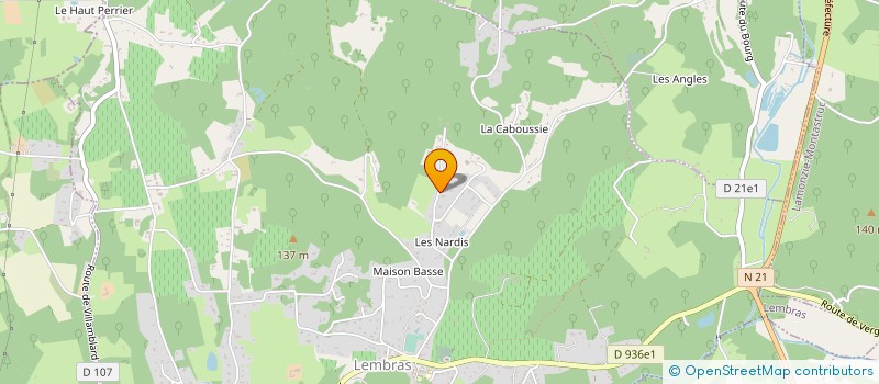 localisation de l'entreprise SCI PA.RE.DE  LEMBRAS