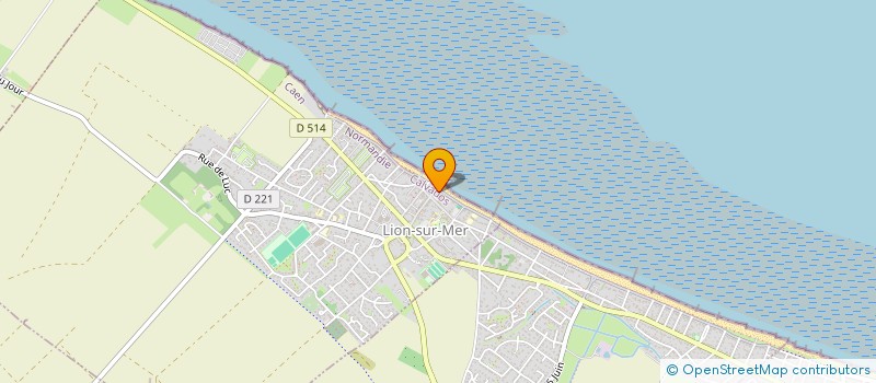 localisation de l'entreprise SCI PA TERRE MER  LION-SUR-MER