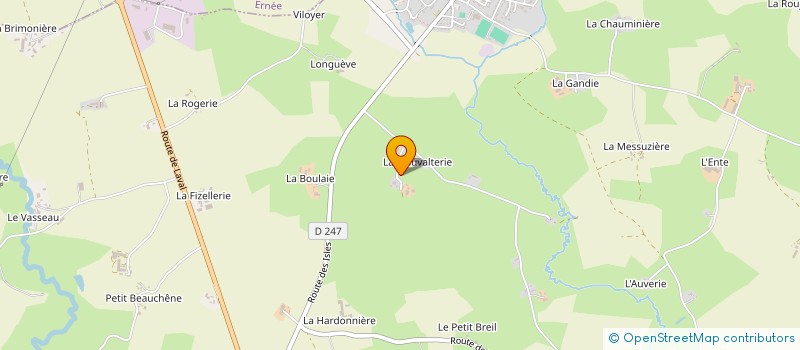 localisation de l'entreprise SCI PA1988  MONTENAY