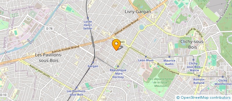 localisation de l'entreprise SCI PAAS 72 à LIVRY-GARGAN