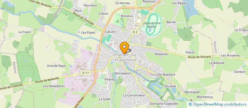 localisation de l'entreprise SCI PAB  CHATILLON-SUR-CHALARONNE