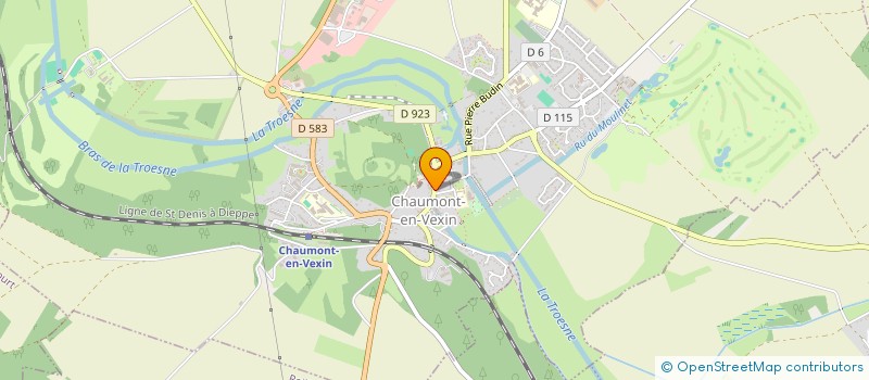 localisation de l'entreprise SCI PABACLO  CHAUMONT-EN-VEXIN