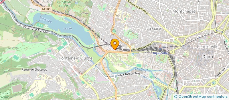 localisation de l'entreprise SCI PABE à DIJON