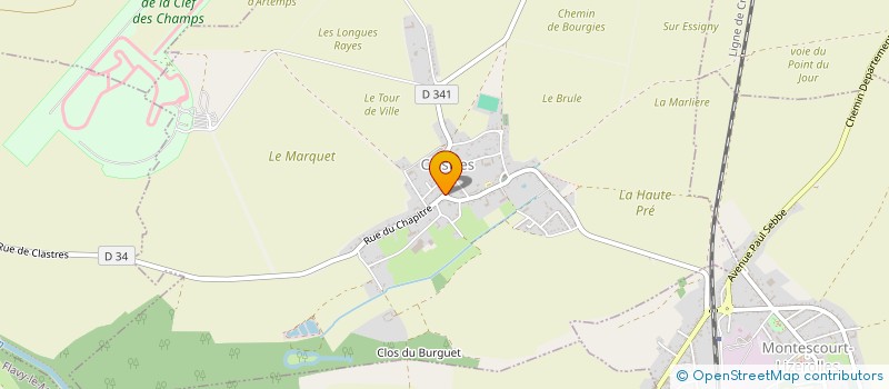 localisation de l'entreprise SCI PABE  CLASTRES