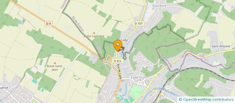 localisation de l'entreprise SCI PABER à EPERNON
