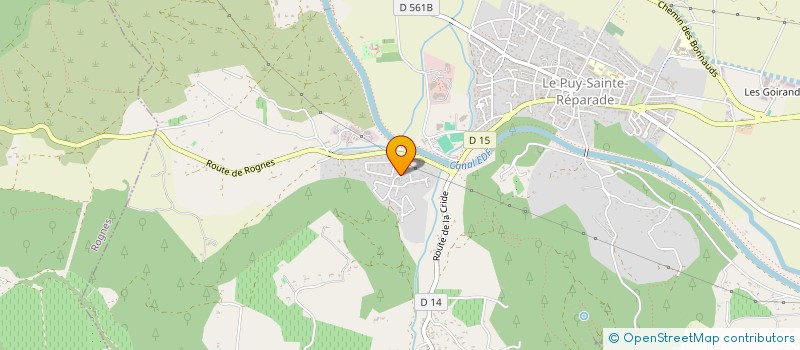 localisation de l'entreprise SCI PABLITO  LE PUY-SAINTE-REPARADE