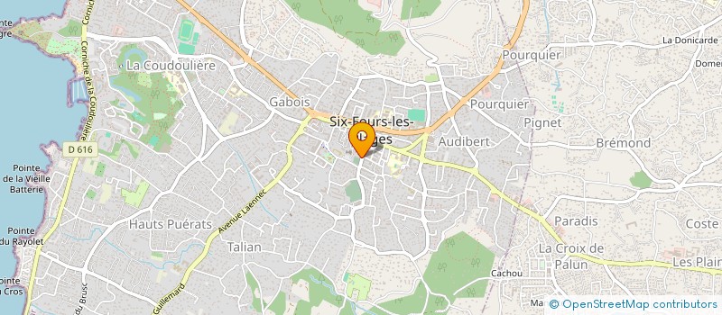 localisation de l'entreprise SCI PABLO à SIX-FOURS-LES-PLAGES