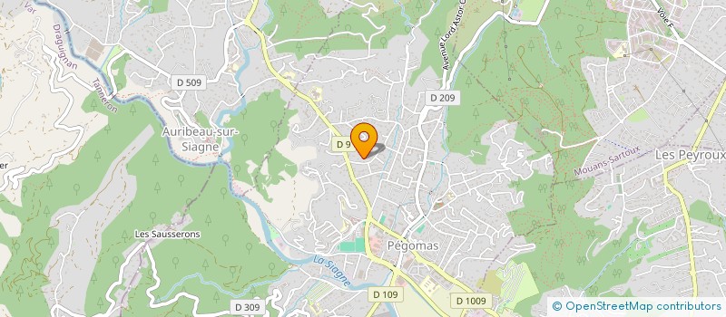 localisation de l'entreprise SCI PABLO  PEGOMAS