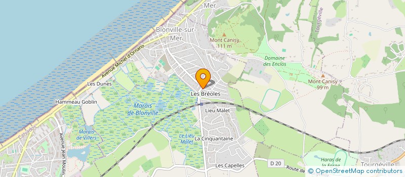 localisation de l'entreprise SCI PABLO à BLONVILLE-SUR-MER