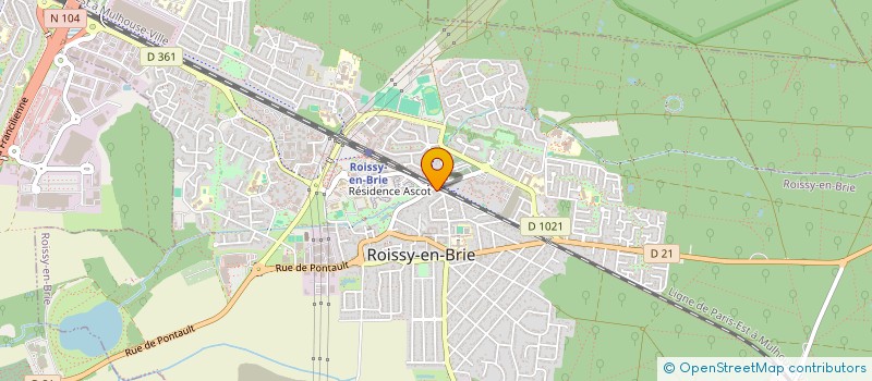 localisation de l'entreprise SCI PABLO  ROISSY-EN-BRIE