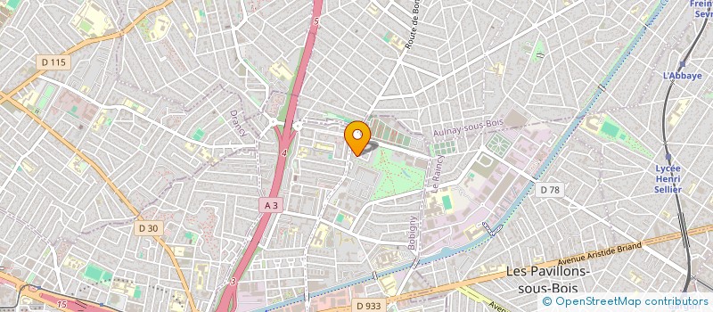 localisation de l'entreprise SCI  PABLO NERUDA  BONDY