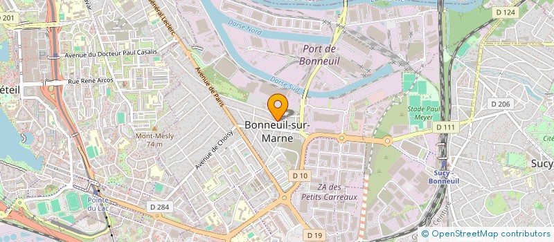 localisation de l'entreprise SCI PABLO NERUDA à BONNEUIL SUR MARNE