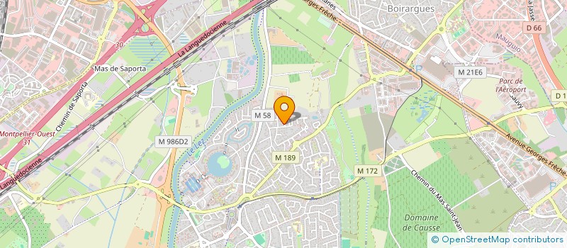 localisation de l'entreprise SCI PABLOMAAR II à LATTES