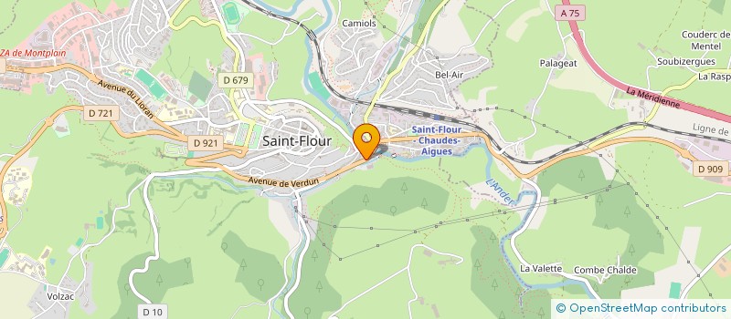 localisation de l'entreprise SCI PAC à SAINT FLOUR