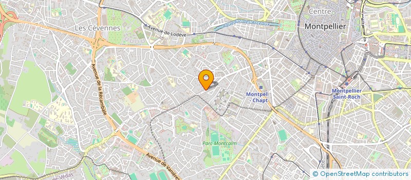 localisation de l'entreprise SCI PACA à MONTPELLIER